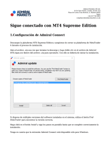 Sigue conectado con MT4 Supreme Edition