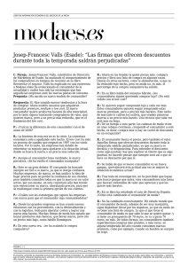 Josep-Francesc Valls (Esade): “Las firmas que ofrecen descuentos