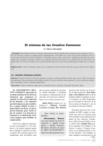 El sistema de las Creative Commons