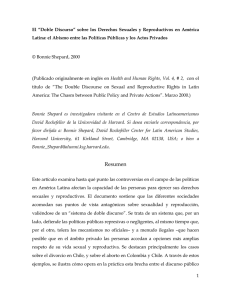 Políticas Represivas en lo Público y Alternativas Variadas