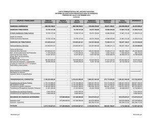 Ingresos III Trimestre 2014