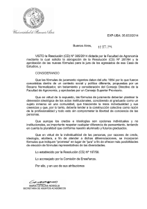 resolución - Universidad de Buenos Aires