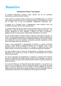 Declaración Hoy alquilo - Municipalidad de Rosario