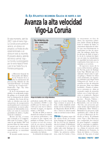 Avanza la alta velocidad Vigo-La Coruña