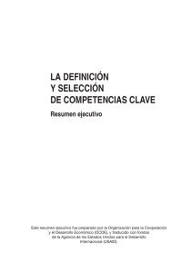 La definición y selección de competencias clave (OCDE