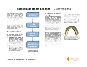 Protocolo de Doble Escáner– TC convencional