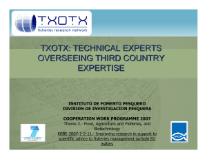 TXOTX: TECHNICAL EXPERTS OVERSEEING THIRD COUNTRY