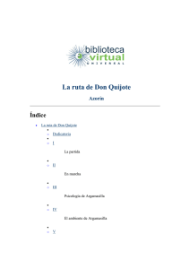 La ruta de Don Quijote - Biblioteca Virtual Universal