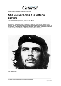 Che Guevara, fins a la victòria sempre