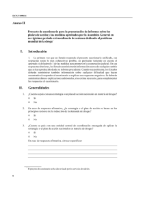 Anexo II I. Introducción II. Generalidades