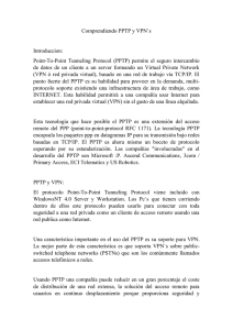 Comprendiendo PPTP y VPN`s Introduccion: Point-To