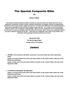 The Spanish Composite Bible James