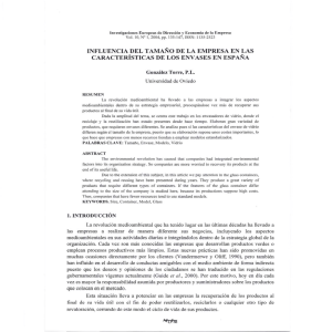 Influencia del tamaño de la empresa en las características