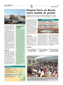 Hospital Tierra de Barros, nuevo modelo de gestión