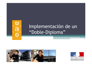 Implementación de un Doble-Diploma