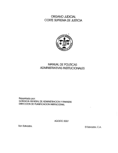 Manual de Políticas Administrativas Institucionales