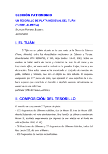 I. EL TIJÁN II. COMPOSICIÓN DEL TESORILLO