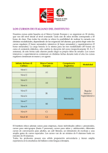 Los cursos de italiano del Instituto - Ambasciata d`Italia