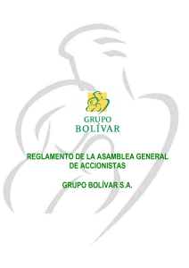 reglamento asamblea general de accionistas