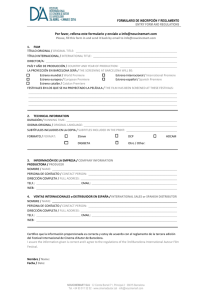 Please, fill this form in and send it back by email to info