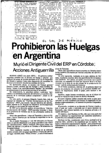 Prohibieron las Huelgas en Argentina