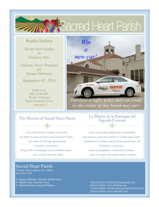 Win a new car! - Sacred Heart Parish