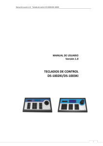 TECLADOS DE CONTROL DS-1002KI/DS