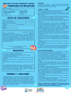 Formulario de inscripción adultos - Alcaldía Distrital de Santa Marta