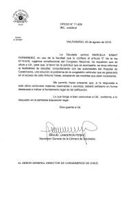 OFICIO N° 11.409 INC.: solicitud VALPARAÍSO, 25 de agosto de