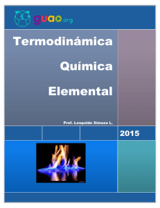 Termodinámica Química Elemental