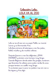 Colección Lola: LOLA VA AL ZOO