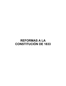 reformas a la constitucin de 1833 - Ministerio Secretaría General de