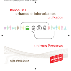 unimos Personas - Consorcio Regional de Transportes de Madrid