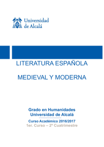 literatura española medieval y moderna