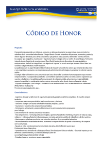 Código de Honor - alberto einstein