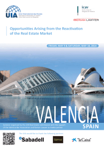 Opportuni es Arising from the Reac va on of the Real Estate Market