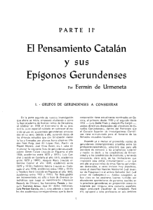 El Pensamiento Catalán y sus Epígonos