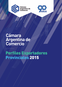 Perfiles Exportadores Provinciales 2015