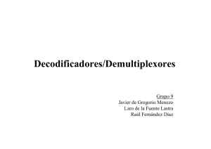 Decodificadores/Demultiplexores