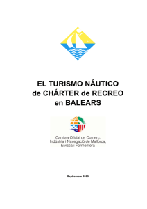 El turismo de charter náutico de recreo. 2003