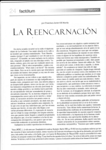 la reencarnación - Factótum. Revista de Filosofía