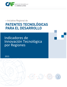 Indicadores de Innovación Tecnológica por Regiones - Inicio