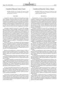decret 104/2014 - Diari Oficial de la Comunitat Valenciana