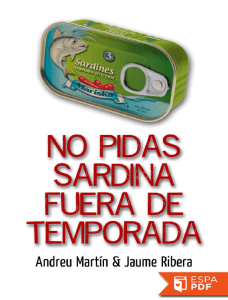 No pidas sardina fuera de tempo - Andreu Martin