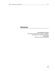 Honduras - Comisión Económica para América Latina y el Caribe