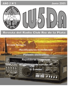 En este Número - Radio Club Rio de la Plata