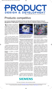 Producto competitivo - Siemens PLM Software