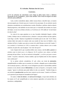 II. Artículos. Mariano José de Larra