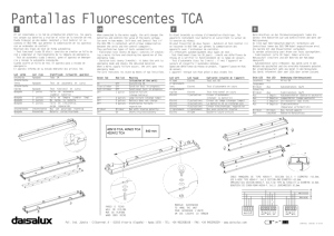 Pantallas Fluorescentes TCA