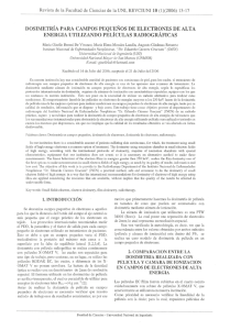 DOSIMETRÍA PARA CAMPOS PEQUEÑOS DE ELECTRONES DE